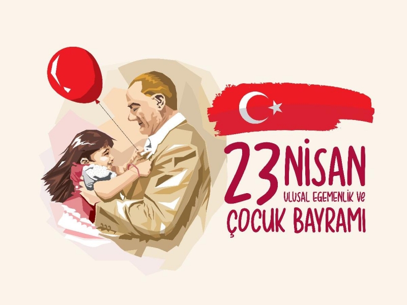 23 NİSAN ULUSAL EGEMENLİK VE ÇOCUK BAYRAMI'NDA ÇOCUKLARIMIZLA ŞENLİK TADINDA BİR BAYRAM GEÇİRDİK
