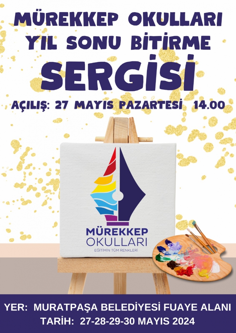 MÜREKKEP OKULLARI RESİM SERGİSİNE DAVETLİSİNİZ.